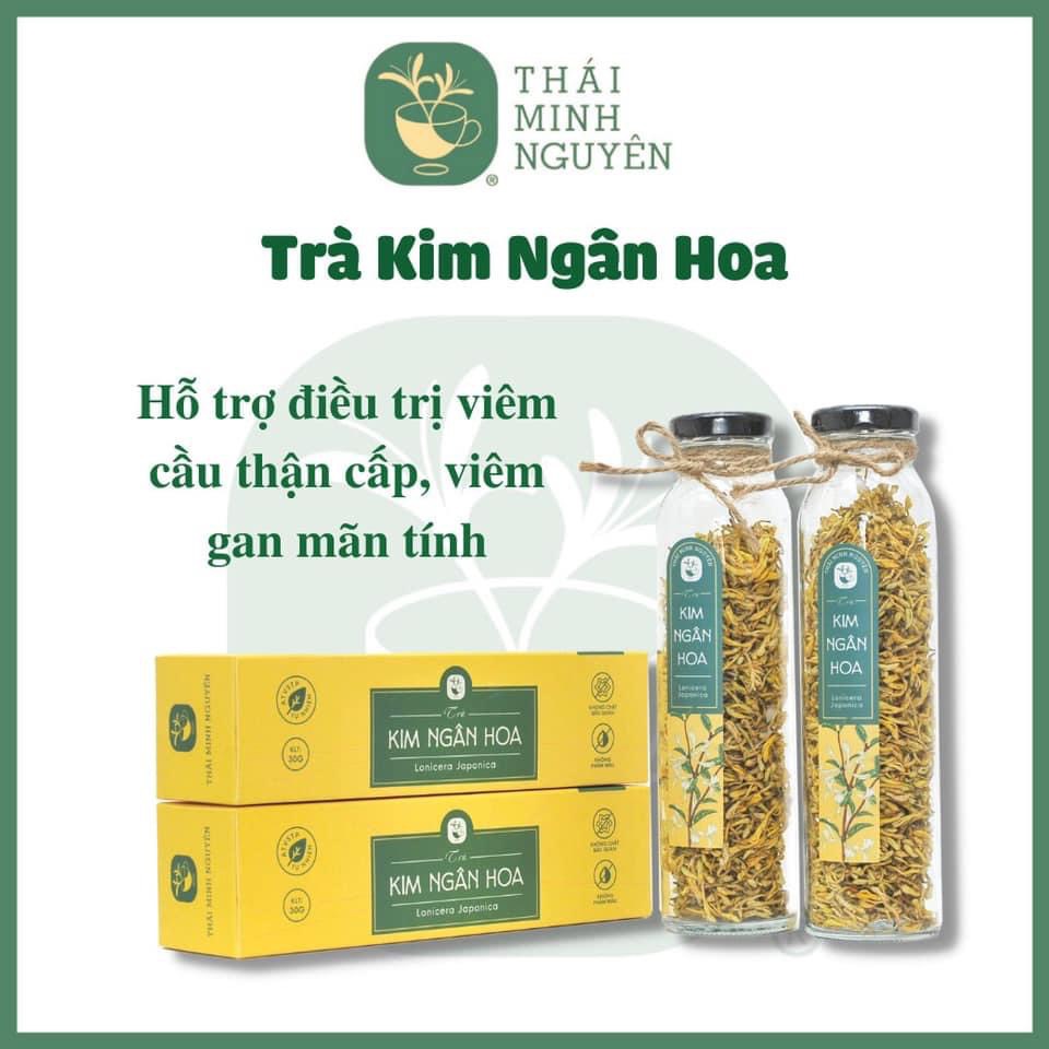 Trà kim ngân hoa chai thuỷ tinh 30g