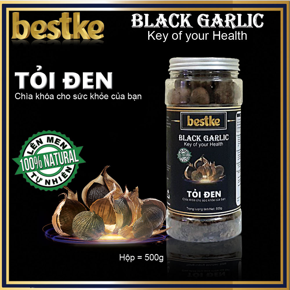 Tỏi Đen BESTKE black garlic, Hộp 500g 
